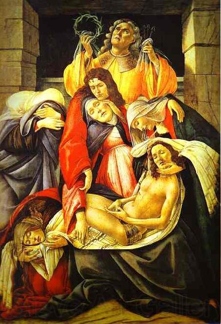 Sandro Botticelli Lamentation over Dead Christ